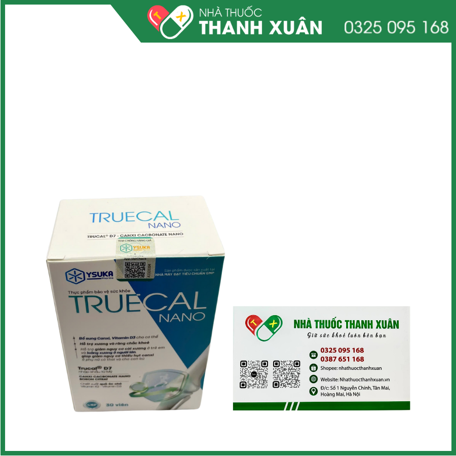 TRUECAL NANO - Bổ sung canxi, vitamin D3 cho cơ thể